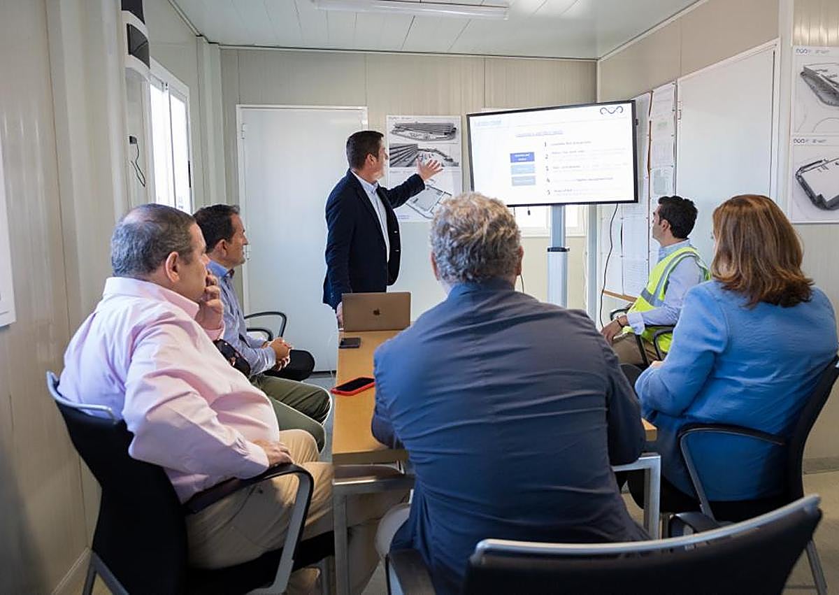Imagen secundaria 1 - La Autoridad Portuaria de Las Palmas descubre los avances de la Autoterminal de Domingo Alonso Group