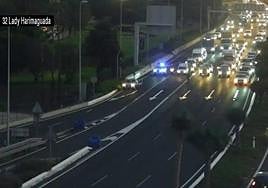 Lugar donde el vehículo sufrió la avería en la mañana de este viernes.