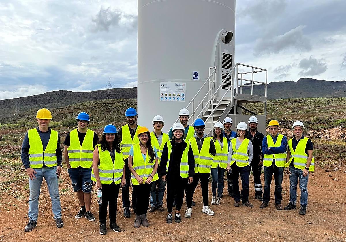 Visita guiada a parque eólico de Naturgy.