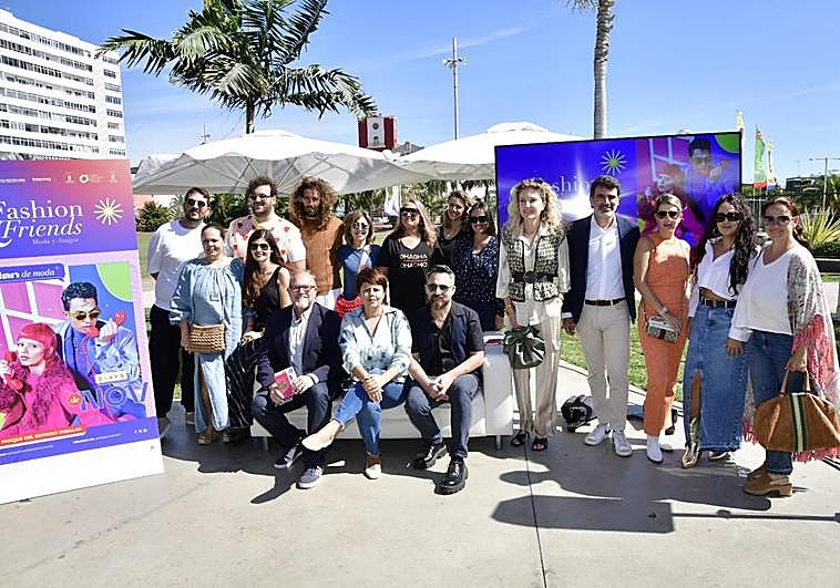 Presentación de Fashion & Friends 2023 en el Parque del Estadio Insular.