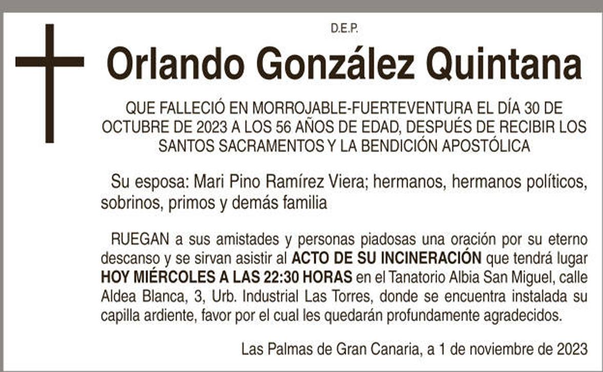 Orlando González Quintana