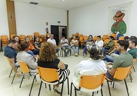 Encuentro con vecinos.