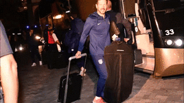 Llegada del Atlético de Madrid al hotel Santa Catalina.