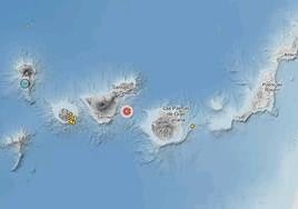 Captura de los seísmo registrados por el Instituto Geográfico Nacional.