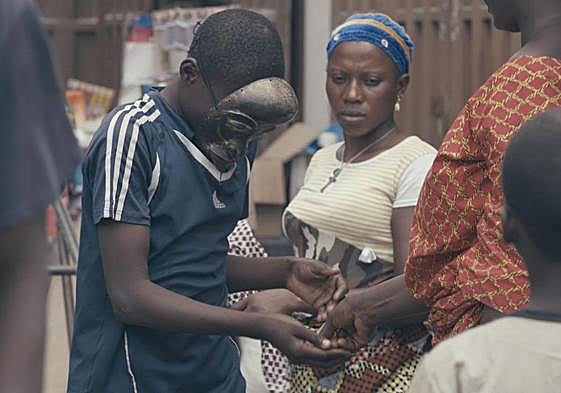 Una escena del documental 'Hijos de África', que este domingo se proyecta en el Teatro Víctor Jara de Vecindario.
