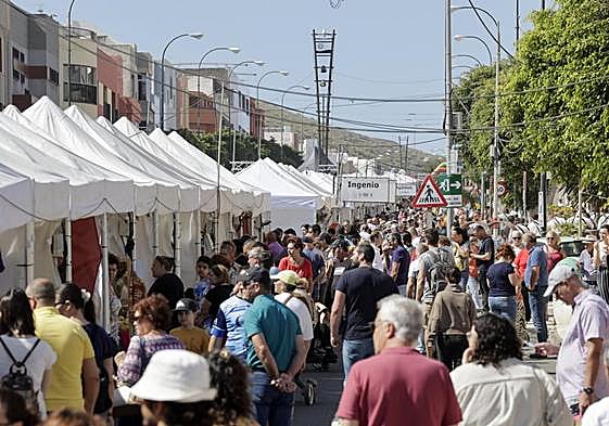 Última edición de la feria, en marzo pasado, en Carrizal (Ingenio).
