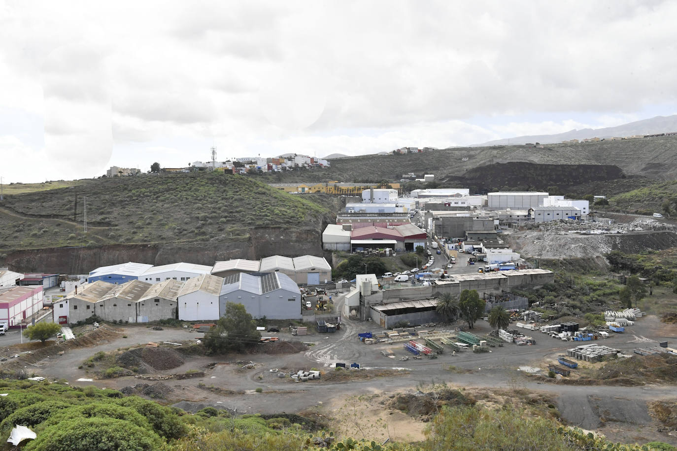 Imagen del parque empresarial El Cortijo, en Cruz de la Gallina.
