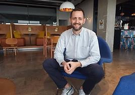 Raúl Macías presidente la asociación que promueve la implantación de la energía eólica en Canarias.