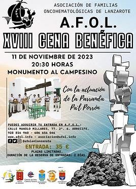 Cartel de la actividad.