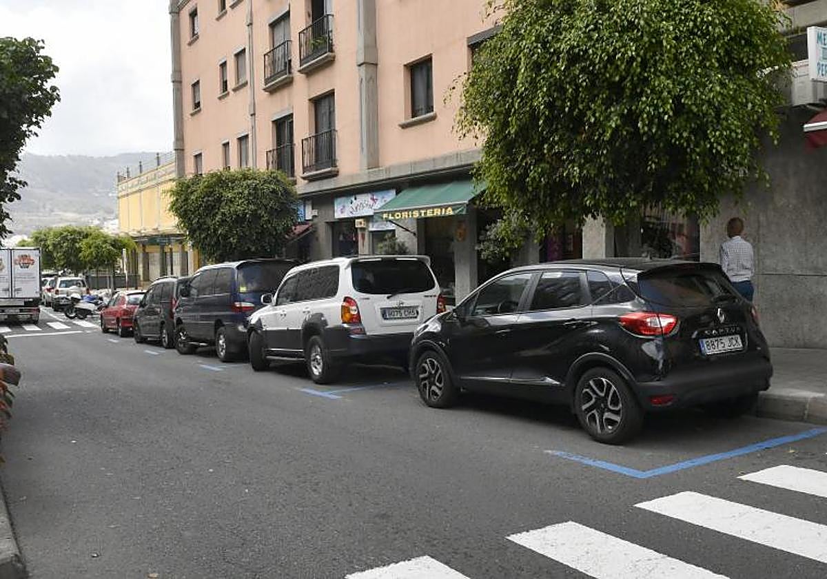 Imagen de archivo de la calle Pedro Lezcano, en el casco de Arucas.