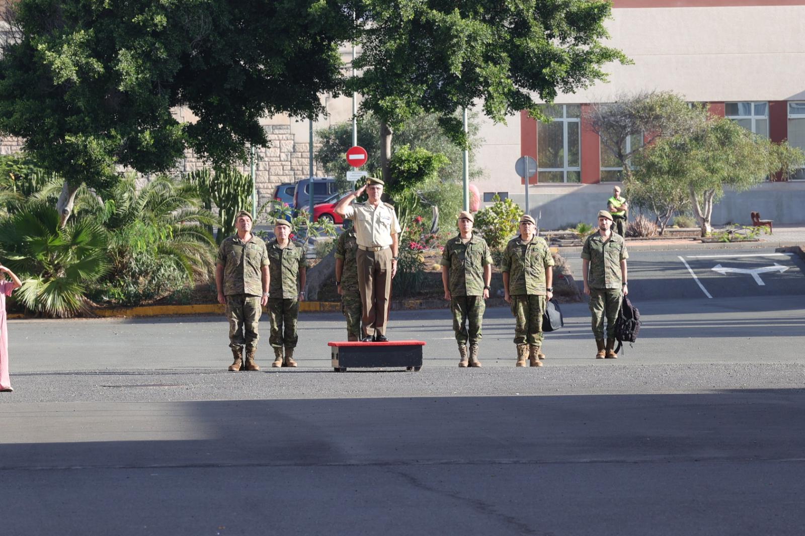 Acto de despedida del Contingente de la Operación Apoyo a Irak, en imágenes