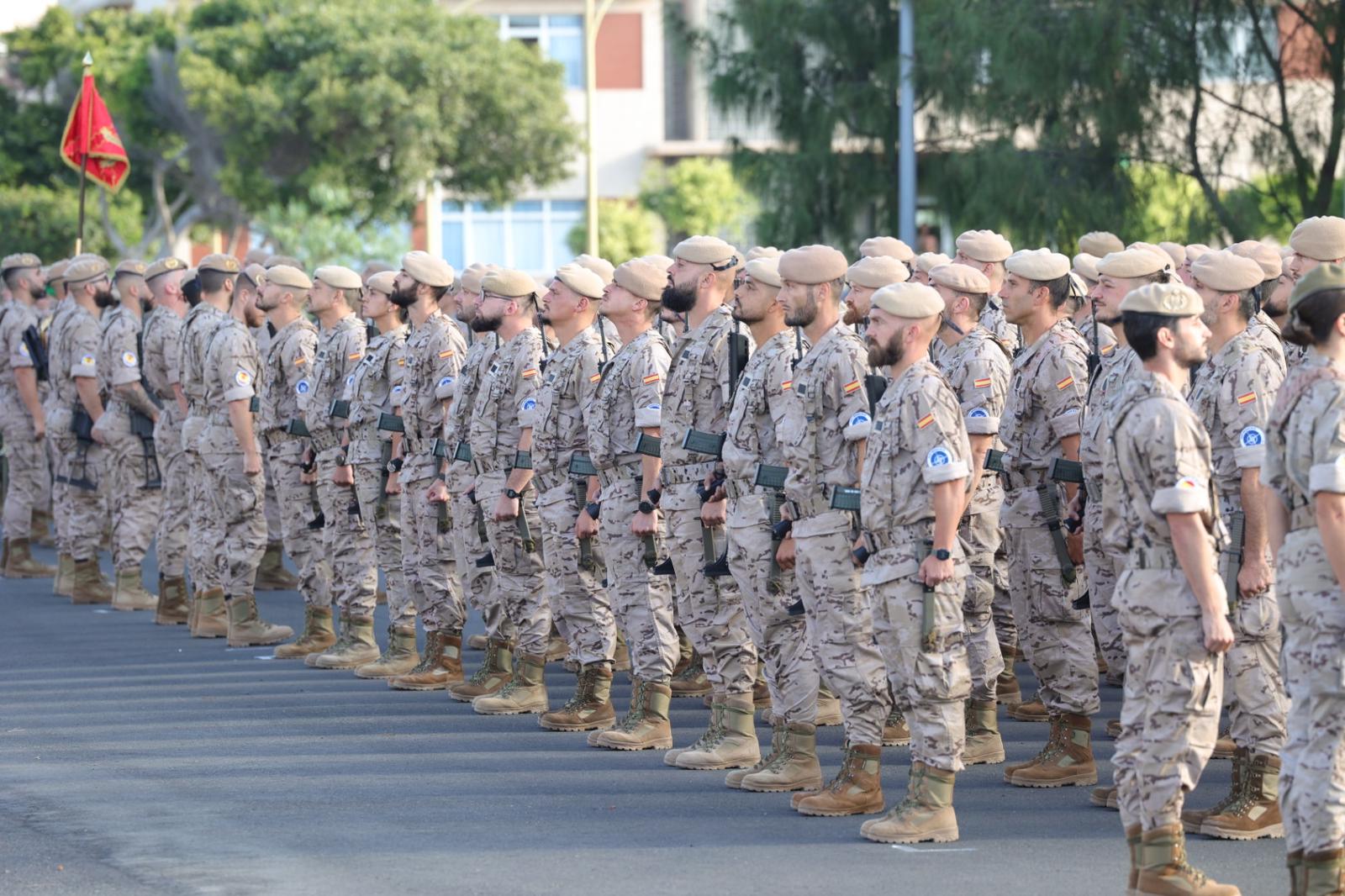 Acto de despedida del Contingente de la Operación Apoyo a Irak, en imágenes