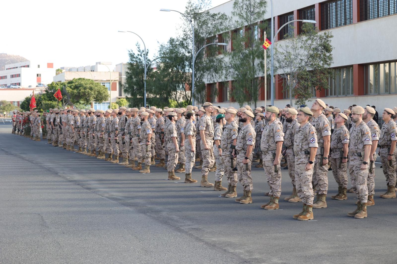 Acto de despedida del Contingente de la Operación Apoyo a Irak, en imágenes