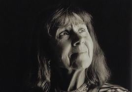 La artista Hildegard Hahn.