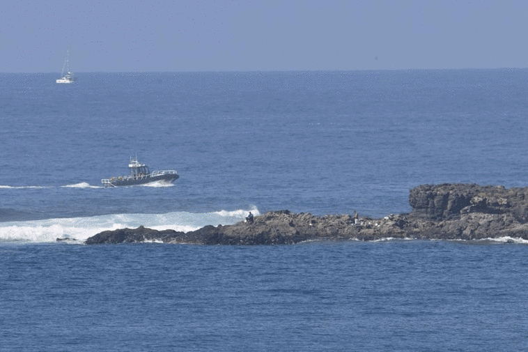 La familia de Juan Luis viendo a los medios de búsqueda intentando localizarlo.