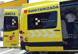 Herido grave al ser atropellado por un camión en Antigua