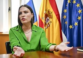 La consejera de Universidades, Migdalia Machín.