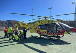 Dos heridos tras caer de una motocicleta en el sur de Gran Canaria