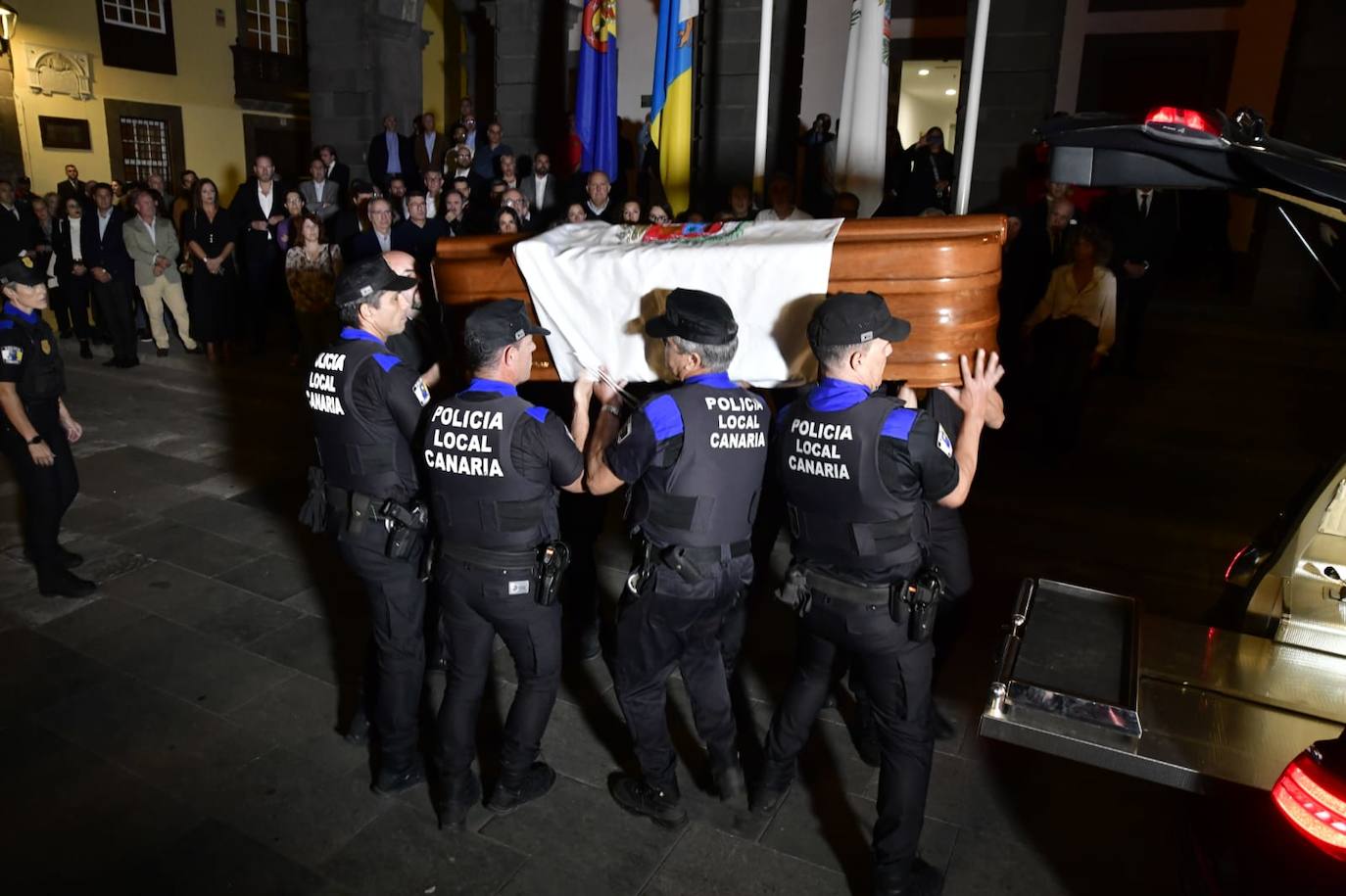 Capilla ardiente de Jerónimo Saavedra