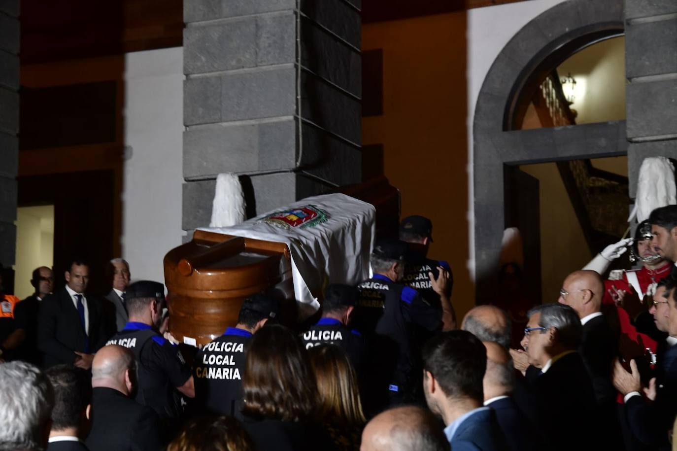 Capilla ardiente de Jerónimo Saavedra