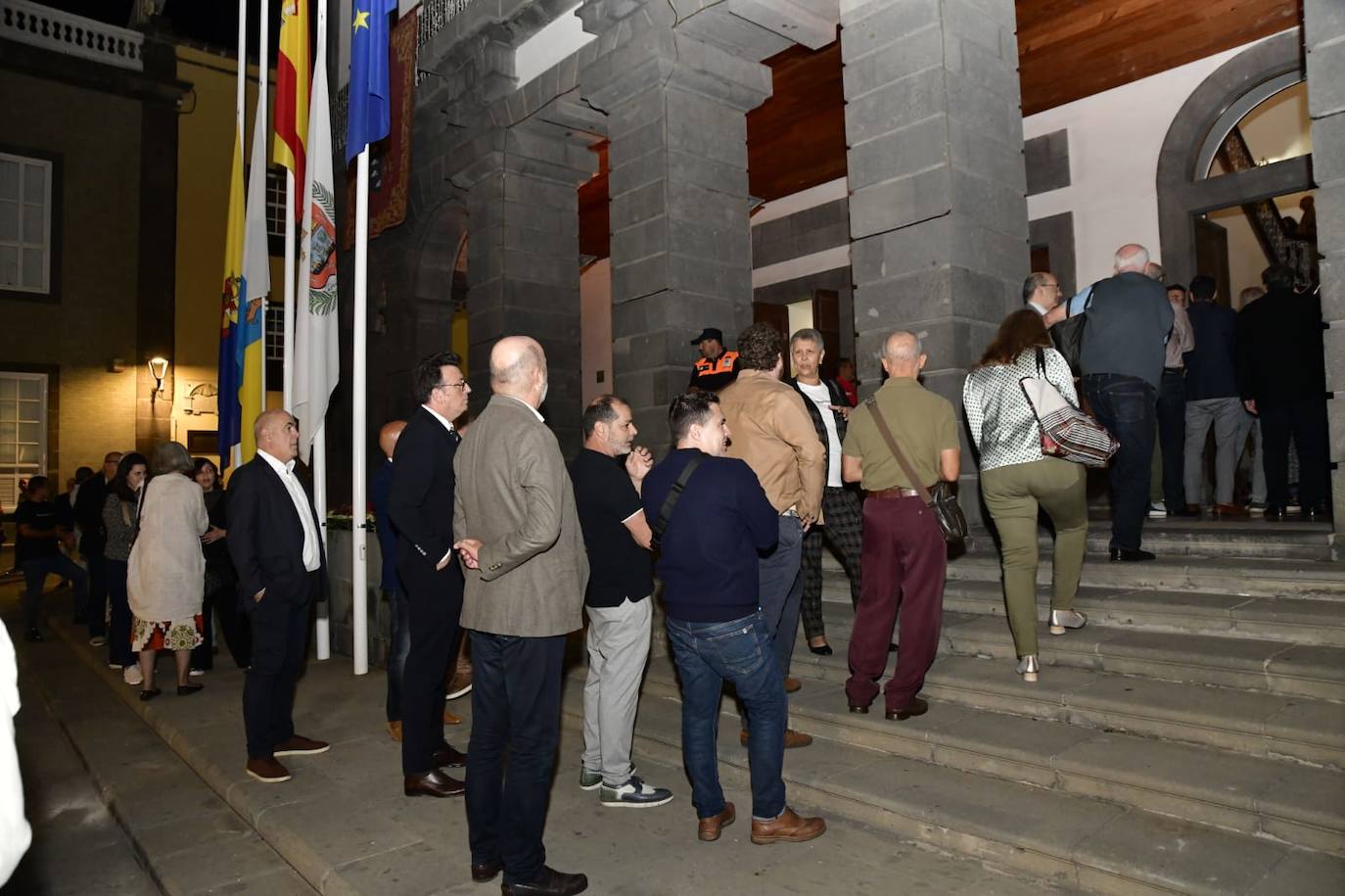 Capilla ardiente de Jerónimo Saavedra