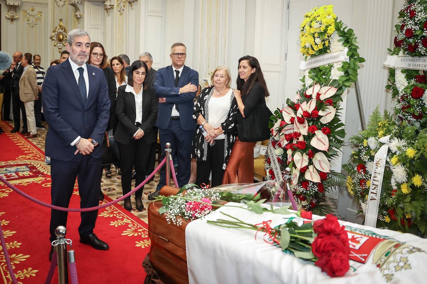 Capilla ardiente de Jerónimo Saavedra