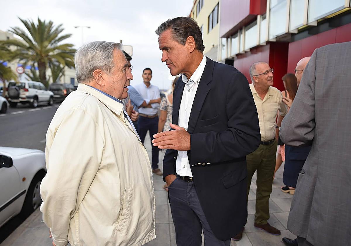 Jerónimo Saavedra y López Aguilar, en un acto en CANARIAS7 en 2018.