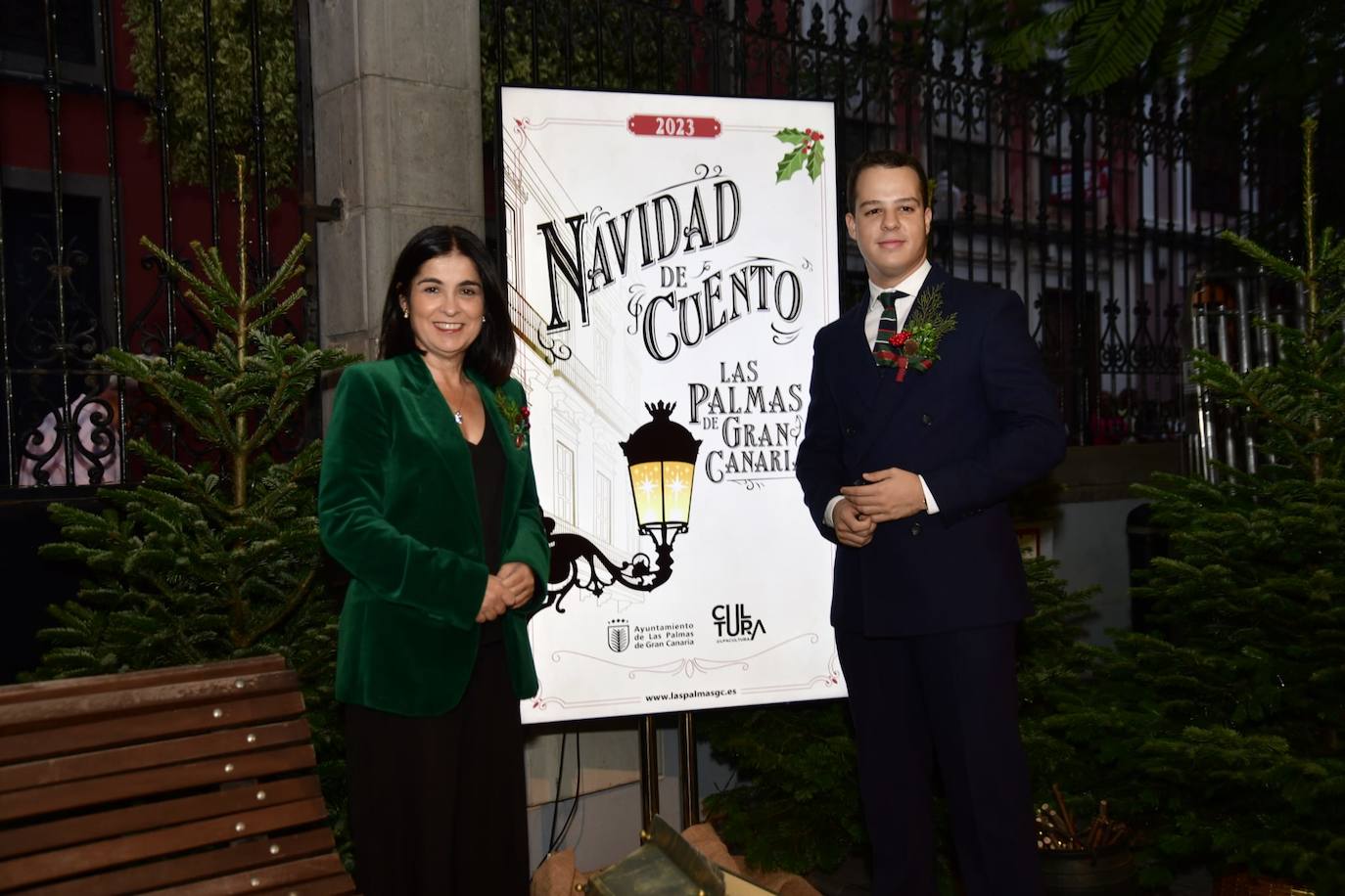 Las Palmas de Gran Canaria brilla con el encendido navideño