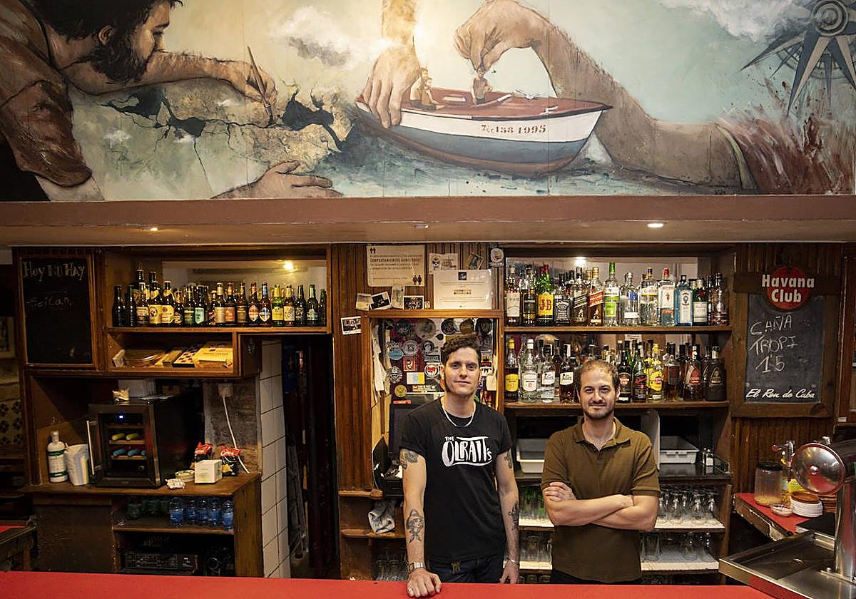 Fernando Miranda y Pablo Socorro, propietarios de El Bote.