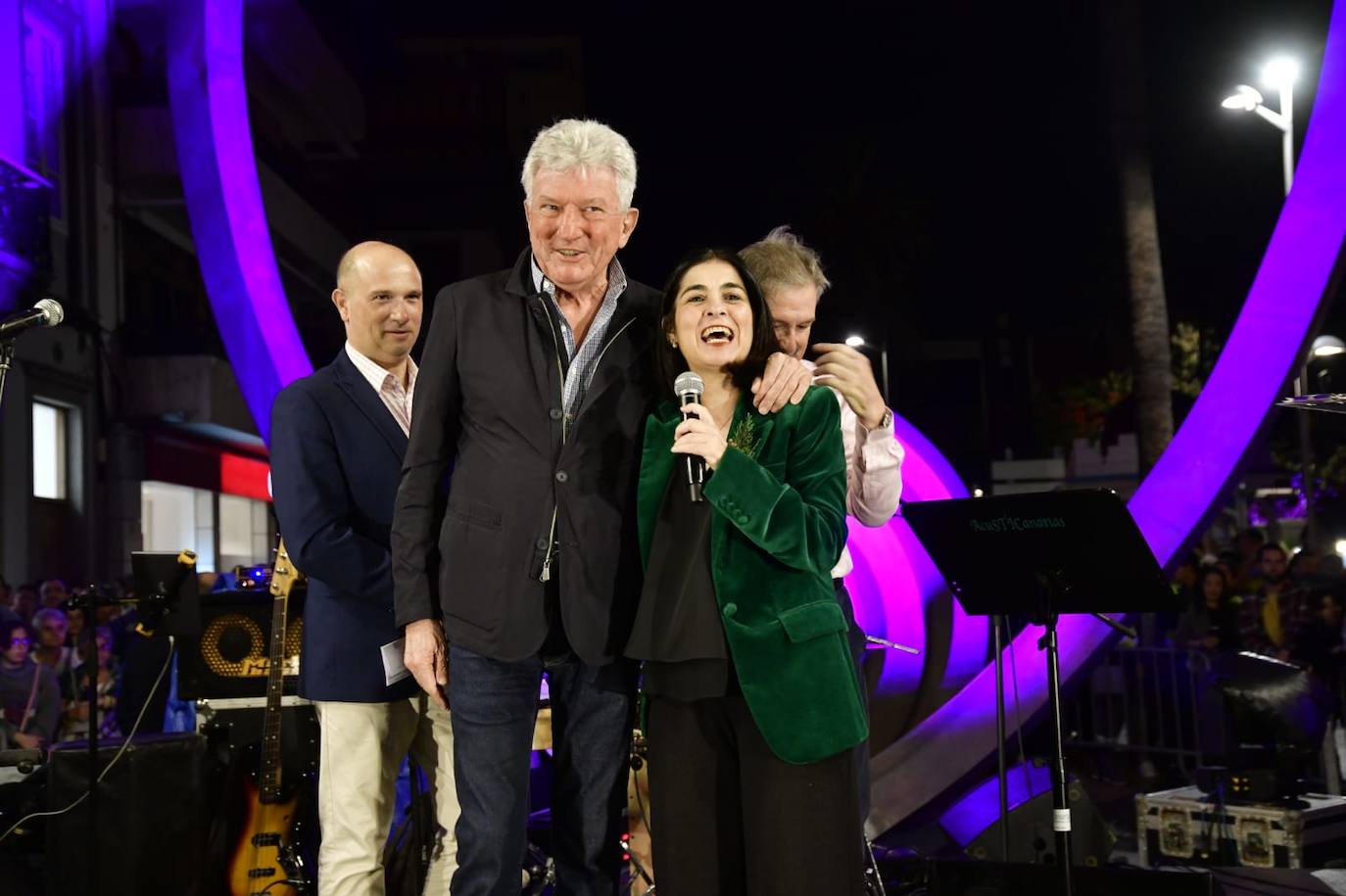 Las Palmas de Gran Canaria brilla con el encendido navideño