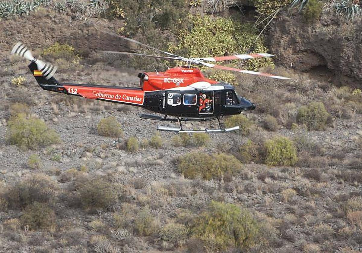 Imagen de archivo de un helicóptero del GEC.