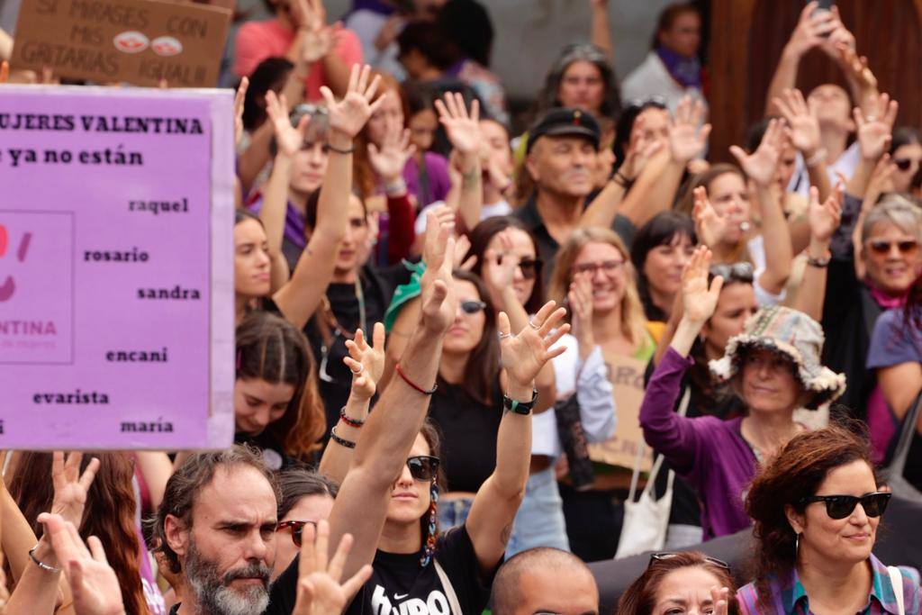 El feminismo canario se moviliza en la capital grancanaria