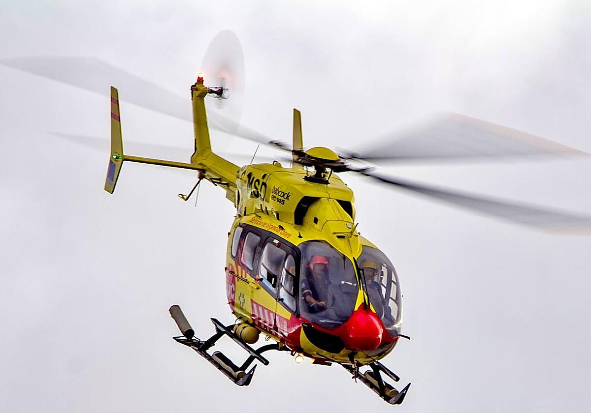 Un bañista, trasladado en estado grave de Fuerteventura a Gran Canaria en helicóptero