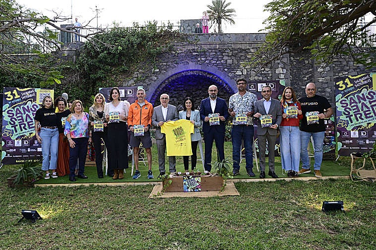 La San Silvestre de Las Palmas de Gran Canaria 2023 se presentó en el parque Doramas.