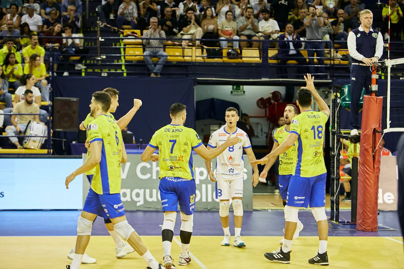 El CV Guaguas sucumbe en casa ante un aguerrido Lüneburg en el Centro Insular de Deportes.