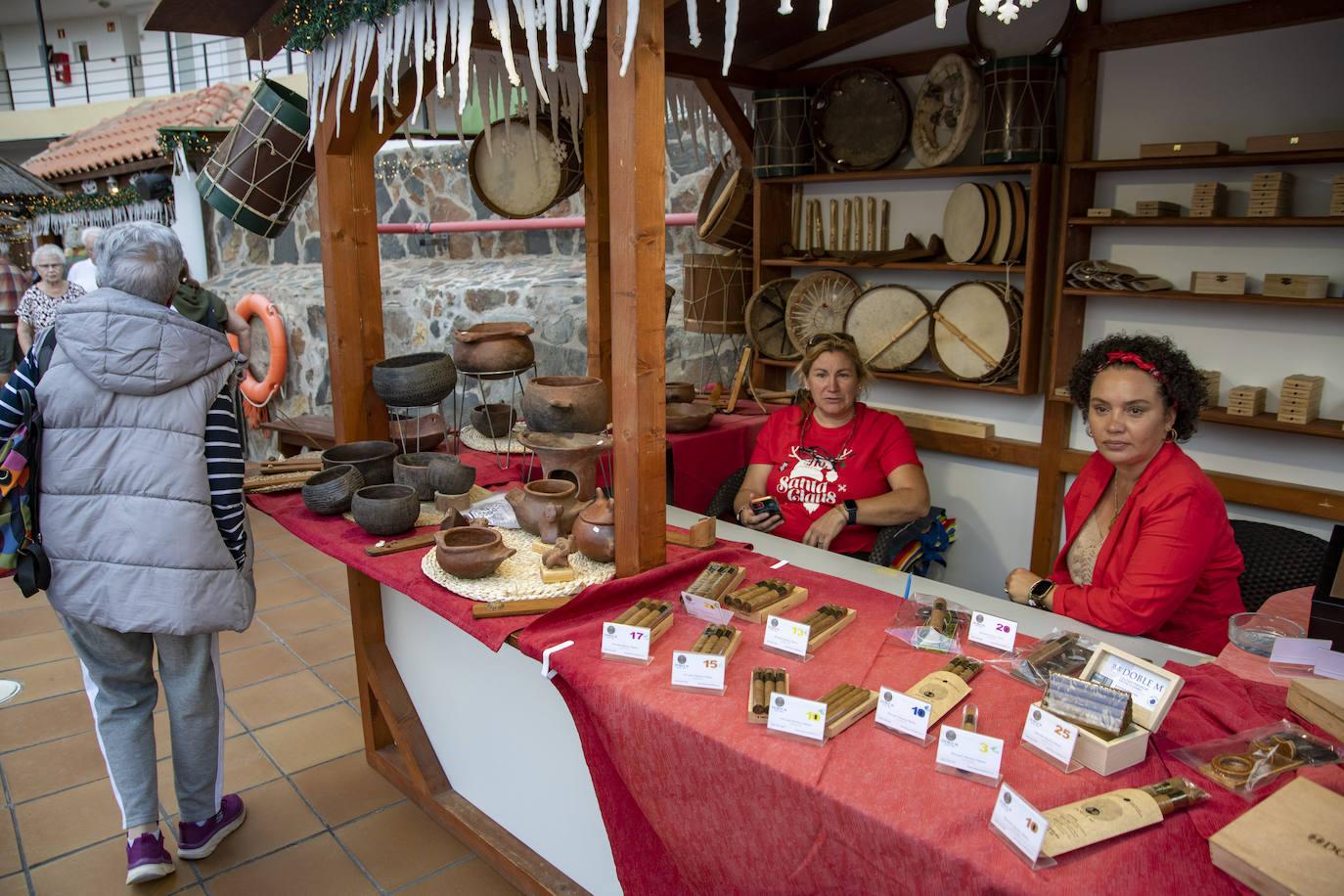 Entre puestos navideños en el Hotel Maritim Playa