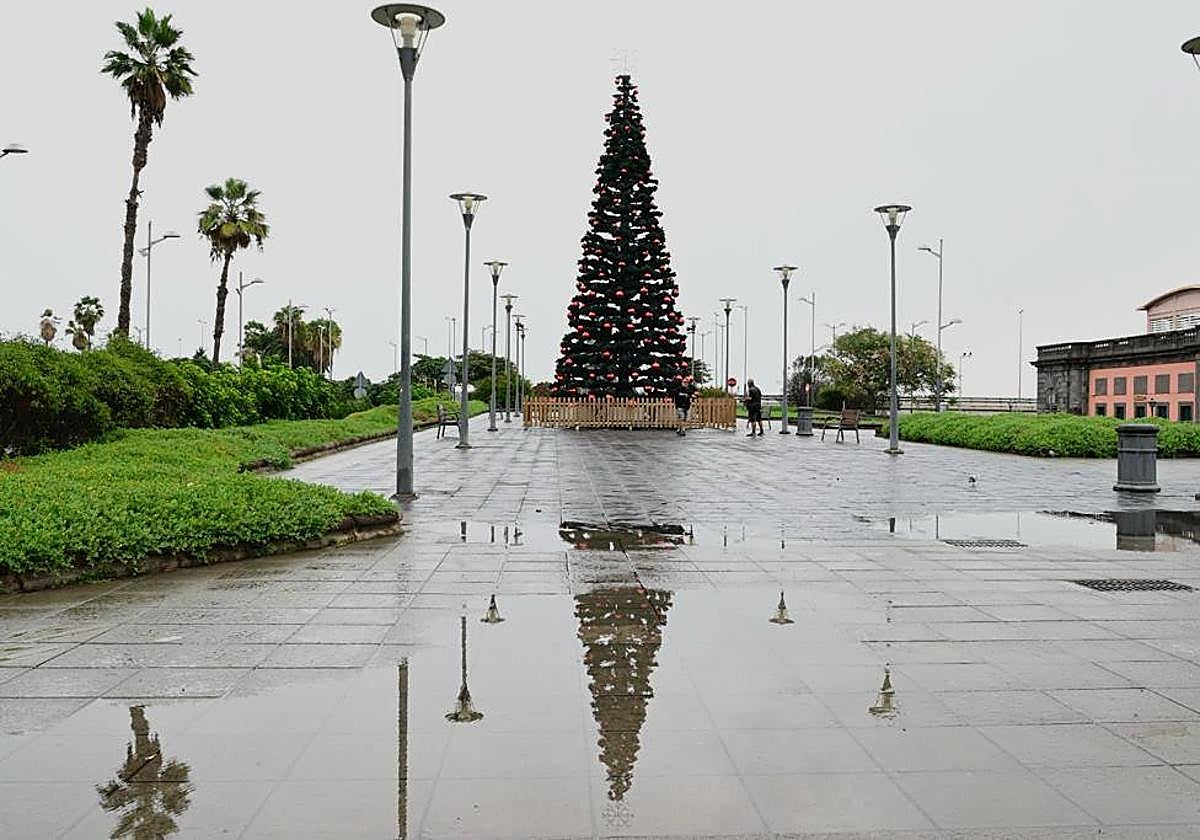 Sábado pasado por agua en la capital grancanaria