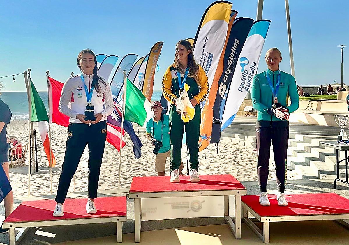 Lara Cellier toca la gloria con la plata en Australia.