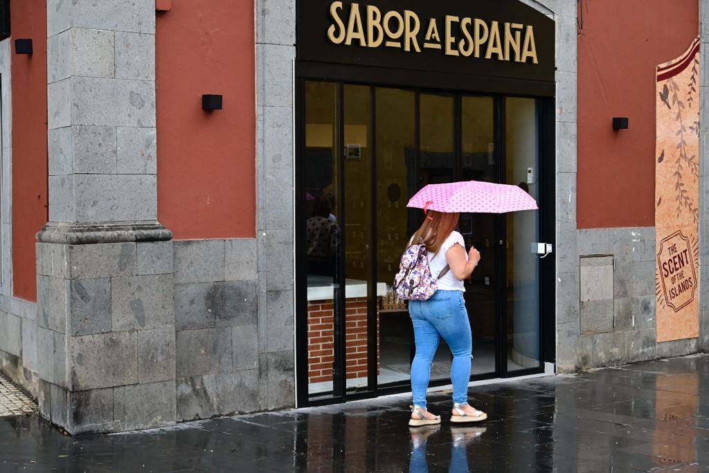 Sábado pasado por agua en la capital grancanaria