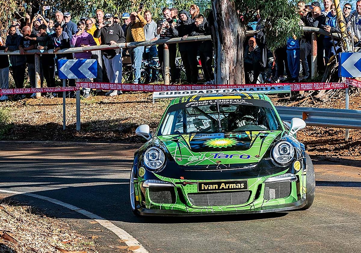 Iván Armas toca la gloria en el Campeonato Montaña Las Palmas 2023.