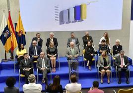 Acto de presentación del proyecto de presupuestos de 2024 del Cabildo de Gran Canaria.