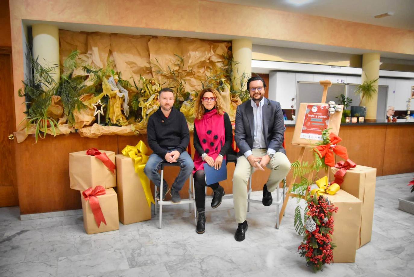 Miguel Rodríguez, Adela Álvarez y Sergio Ramos presentaron la campaña.