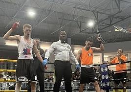 Imagen de la velada del pasado fin de semana celebrada en Jinámar.