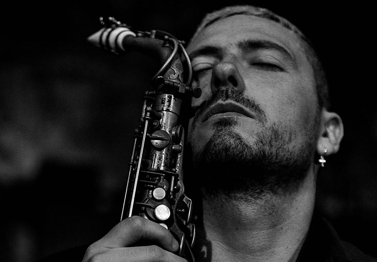 El saxofonista Ernesto Aurignac.