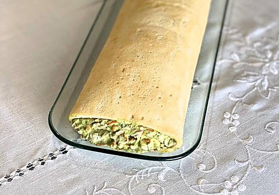 Rollo de agacate y surimi