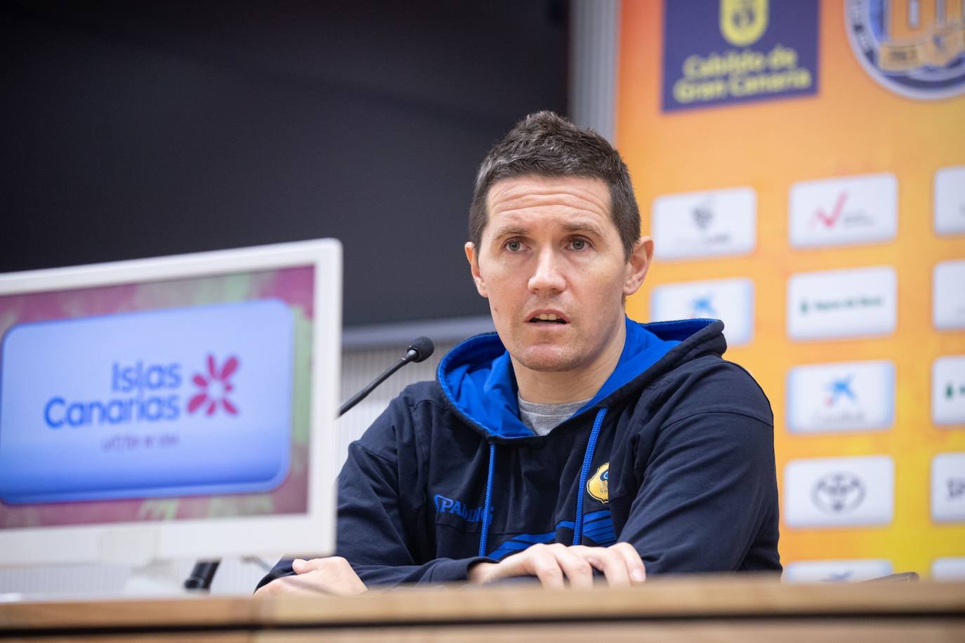 Lakovic, en sala de prensa.