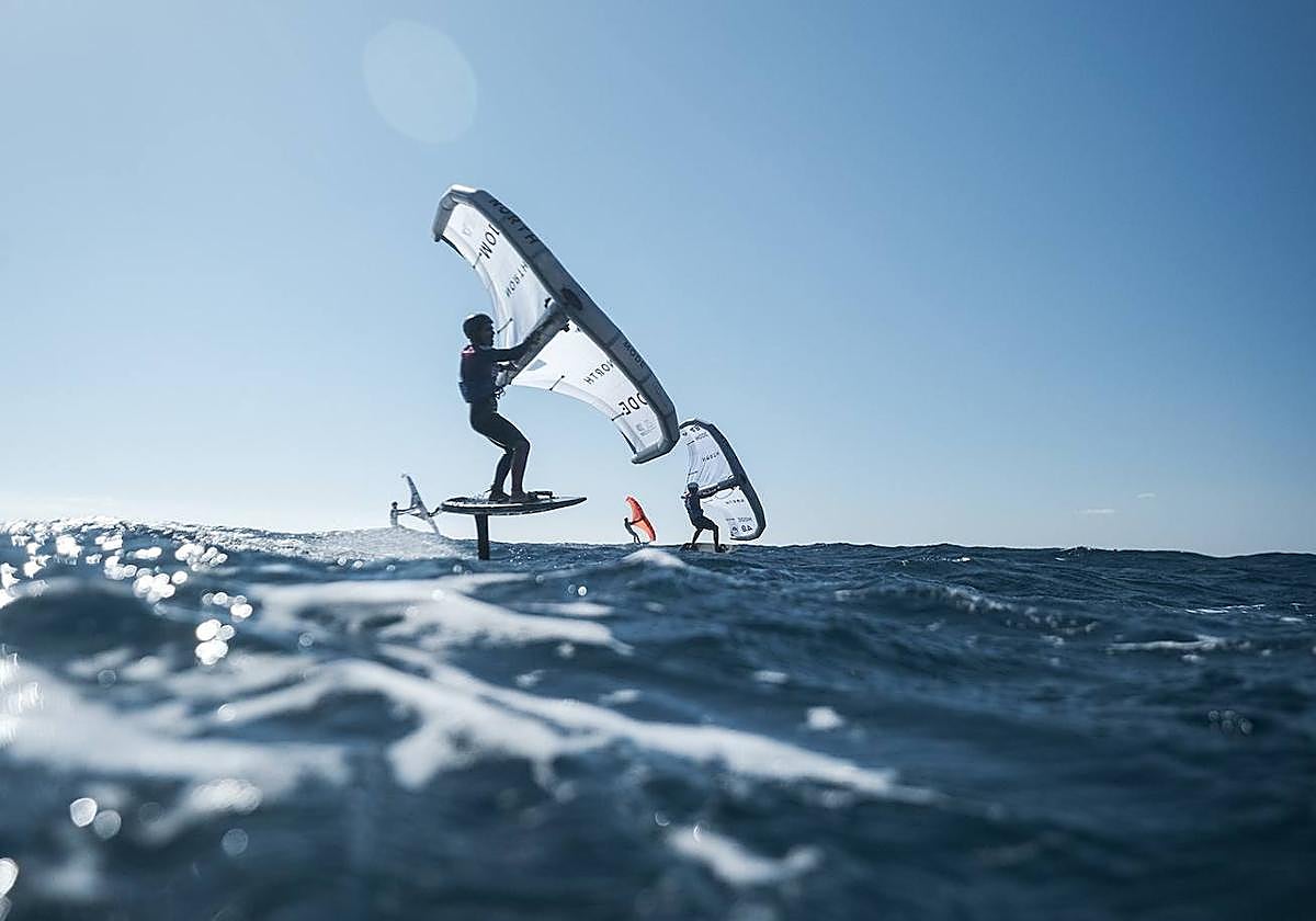El majorero Ancor Sosa, durante la jornada de este viernes