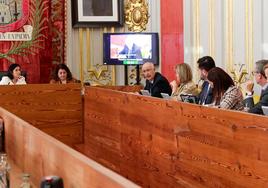 Hernández Spínola durante una de sus intervenciones.