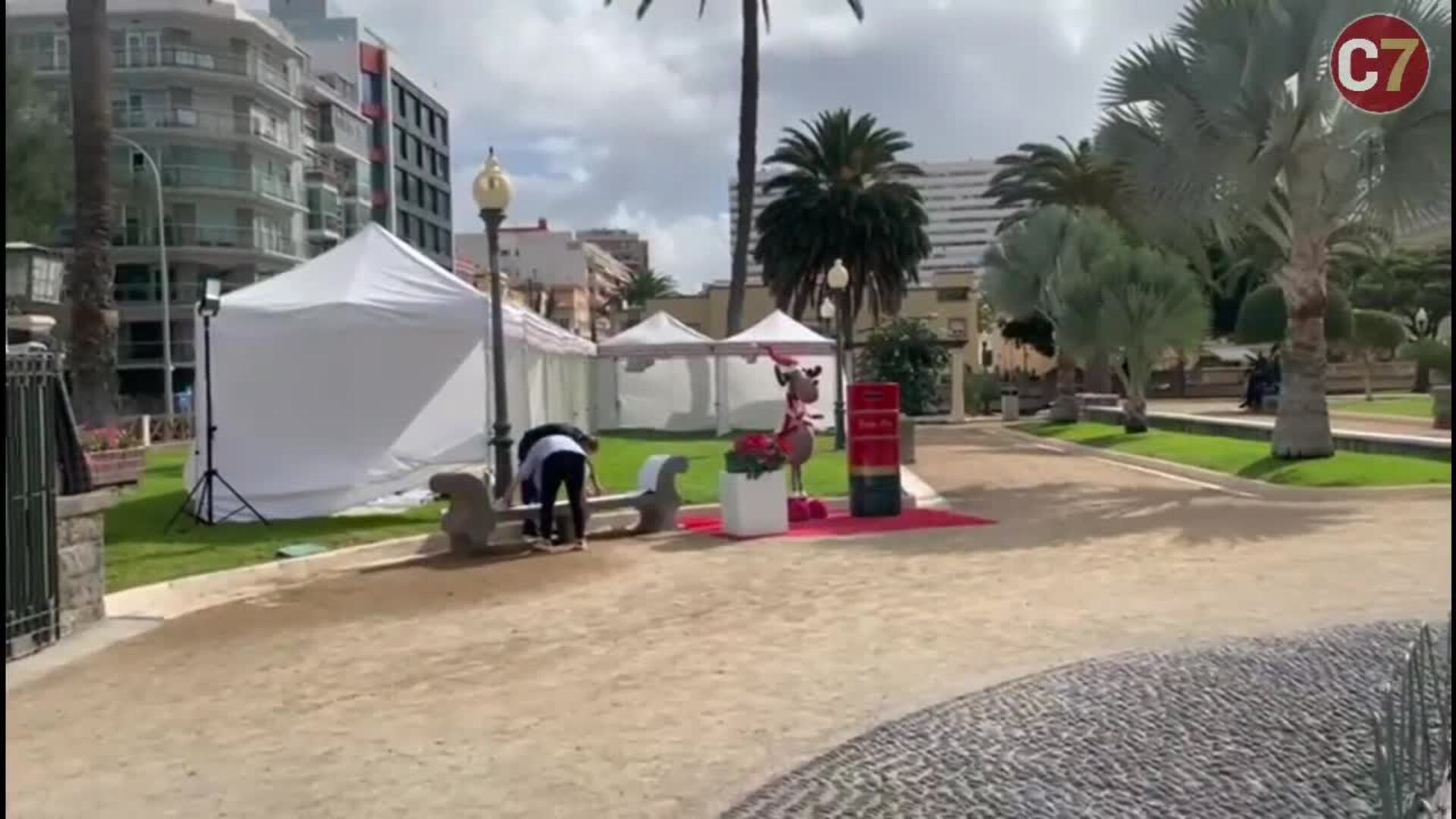 Todo listo para Le Good Market, el mayor mercado urbano de Canarias
