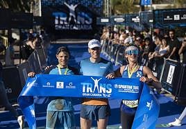 Primeros tres de la categoría masculina de la Advanced 2023.